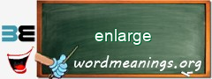 WordMeaning blackboard for enlarge